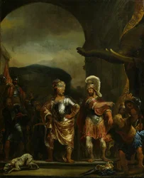 De onverschrokkenheid van Fabricius in het legerkamp van Pyrrhus