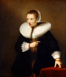 Portret van een onbekende vrouw, ca. 1642-44