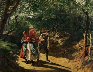 Ontmoeting in het bos