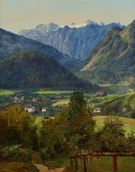 De Dachstein vanaf de Sophien-Doppelblick bij Ischl