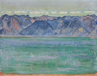 Meer van Genève met de Savoyse Alpen