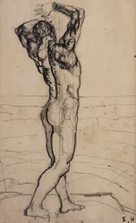 Mannelijke act, studie voor de waarheid, c.1901-02