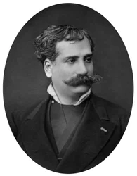 Francesco Pandolfini (1836-1916) Italiaanse bariton, foto door Mulnier
