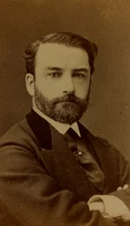 Portret van Léon Joseph Florentin Bonnat, Franse schilder; carte de visite