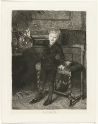 Bellenblazend jongetje
