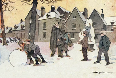 Sneeuw, in Imagier de l