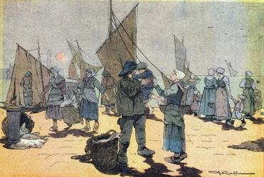 De terugkeer van het vissen, in Imagier de l