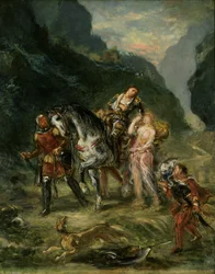 Angelica en de gewonde Medoro, ca. 1860
