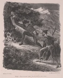 Faust en Mephistopheles in de Harz