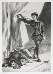 Hamlet: Hamlet en het Lijk van Polonius, 1835