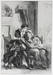 Hamlet: Hamlet en de koningin, 1834