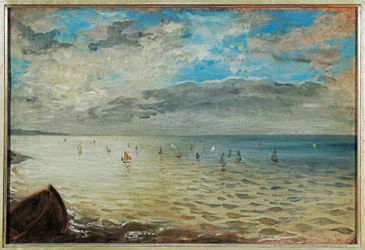 La mer vu des hauteurs de Dieppe - de zee gezien
vanaf Dieppe ...