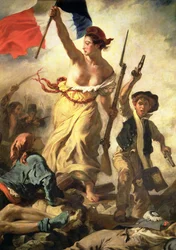 Vrijheid leidt het Volk, 28 juli 1830 (detail)