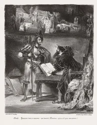 Mephistopheles verschijnt aan Faust