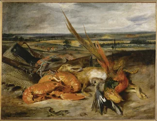 Nature morte au homard - stilleven met kreeft ...