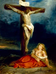 De heilige Maria Magdalena aan de voet van het kruis, 1829