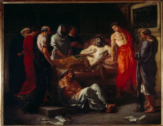 De dood van Marcus Aurelius (121-180)