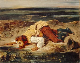 Gewonde bandiet (Romeinse herder)