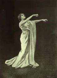 Slaapt danseres