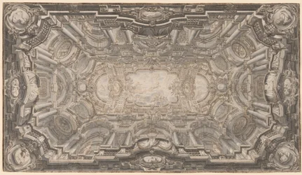 Een Grote Illusionistische Plafond