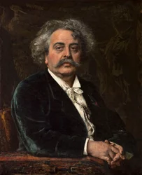 Portret van Pierre Carrière-Belleuse