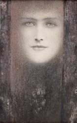 Het masker met het zwarte gordijn, 1892