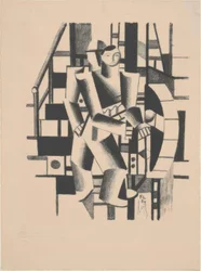 Compositie met twee personen