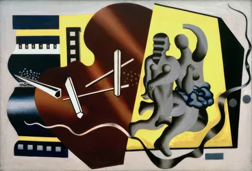 Compositie met twee danseressen