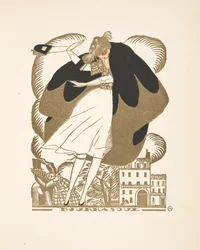 Bourrasque, uit een collectie modeplaten, 1920