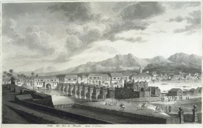 Uitzicht op Fort Santiago in Manilla