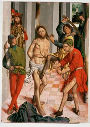 Flagellatie (schilderij op hout)