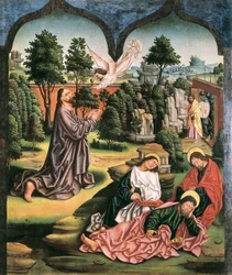 Gebed in de Tuin van Olijven, schilderij door Fernando Gallego
