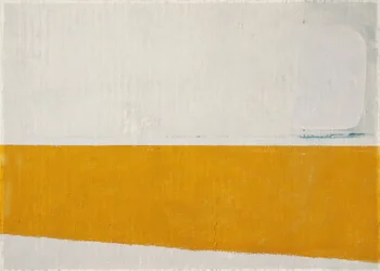 Minimalistische gele horizon