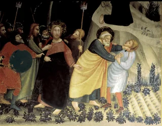 Arrestatie van Jezus in de hof van Getsemane, detail