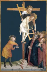 Kruisafneming, detail