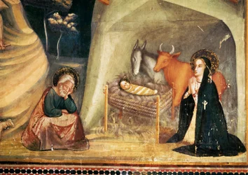 Geboorte van Christus, uit de kapel van Sint-Michiel, Klooster van Pedralbes, Barcelona