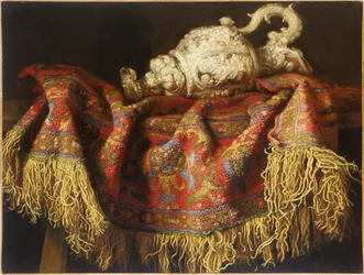 Stilleven met een tapijt, ca. 1640