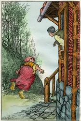 Illustratie door Filiberto Scarpelli (1870-1933) voor de fabel 