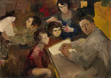 Zelfportret met Familie
