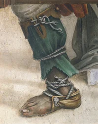 Sint Jan Evangelist wekt Drusiana op (detail)