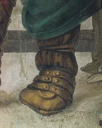 Sint Filippus verdrijft draak uit tempel van Hieropolis (detail)
