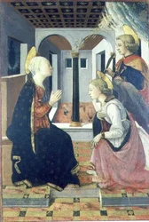 De Annunciatie met St. Julianus