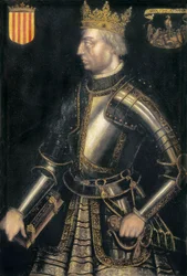 Portret van ALFONS II van Catalonië, III van Aragon, genaamd "El Liberal"