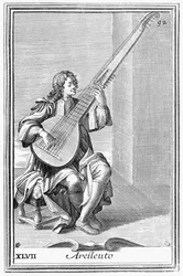 Arcileuto, plaat XLVII uit Gabinetto Armonica, 1722