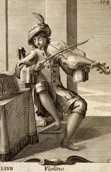 Man die viool speelt