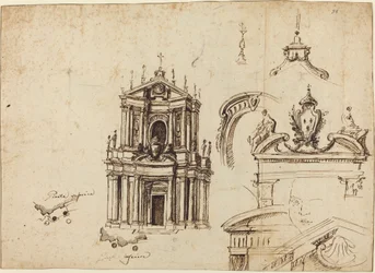 Studies voor de Gevel van Santa Cristina