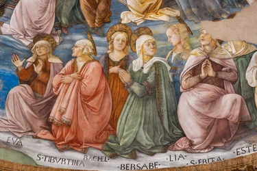 Heiligen (detail van Kroning van Maria)