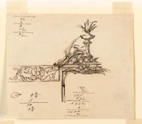 Tekening, Project voor een Frame, 1750-75