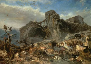 Dieren Verlaten de Ark, Berg Ararat