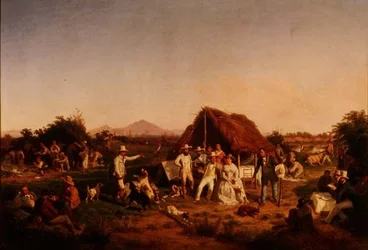 De jachtpartij van Ferdinand II van Napels